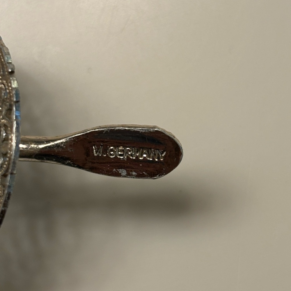 Vintage w. Germany Silver hair clip - Picture 5 of 5